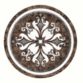 Flower Design Pattern Waterjet Floor Tile Marble